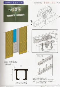 橫拉門軌道