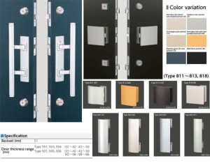 POM  811 ～813, 818玄關門鎖