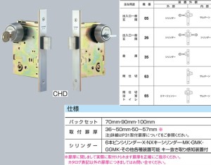 CHD 平頭鎖