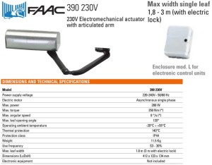 FAAC 390電動開門機