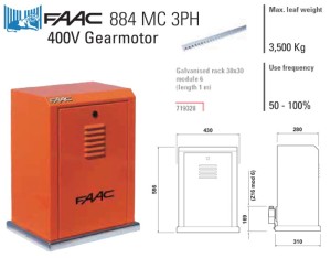 FAAC 884電動開門機