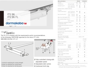 DORMAKABA ITS-96EN2-4,3-6 隱藏式門弓器