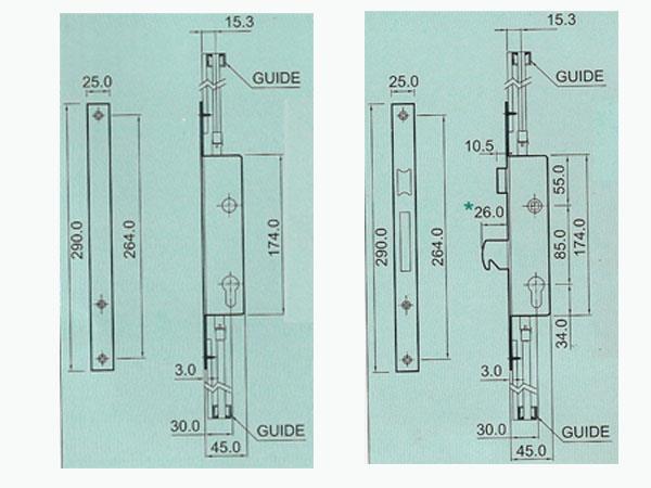 LHS-300,LHS-400插梢連動鎖