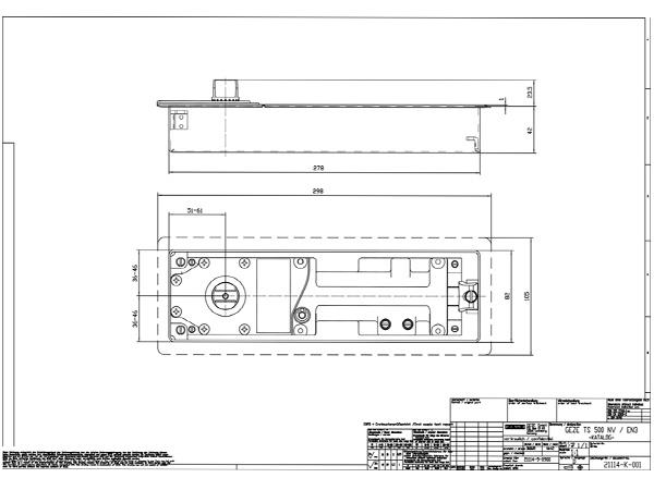 GEZE TS 500 NV / TS 500 N EN3