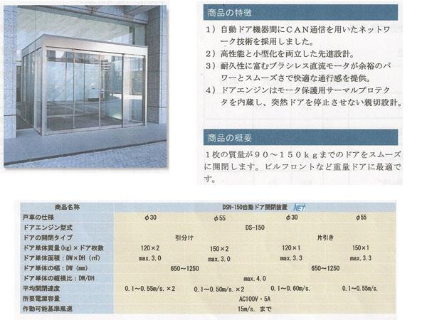 DSN-150自動門機(150kgx2)