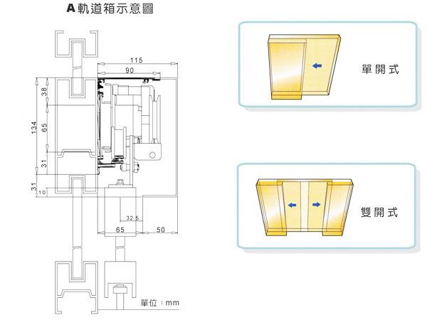 YAW-848自動門機(150kgx1,120kgx2)