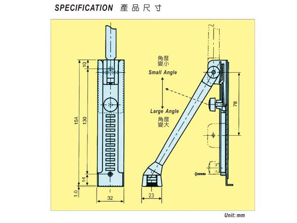 RYOBI DS-110 門腳檔