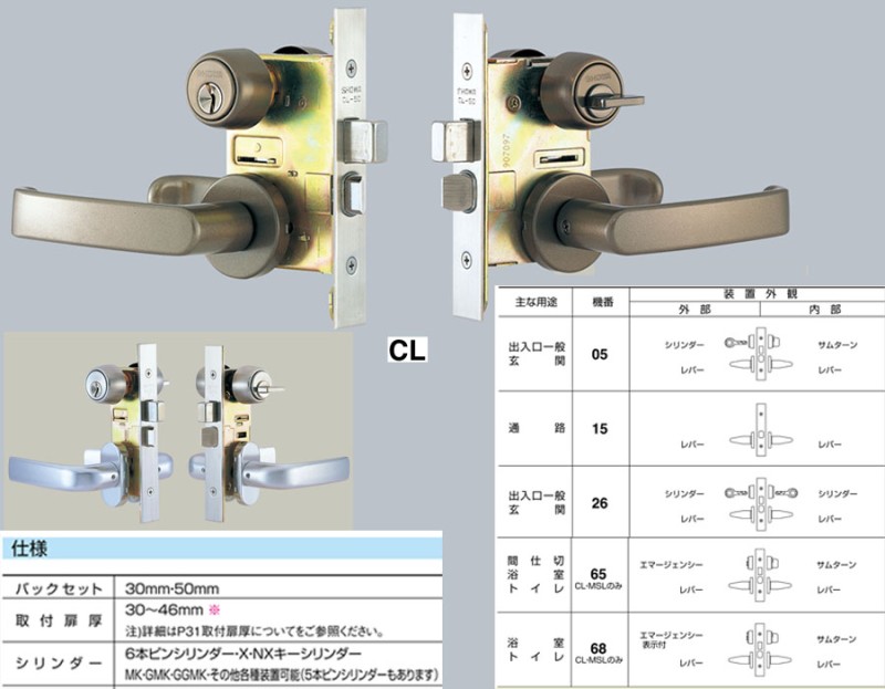 CL-05-32P 水平鎖