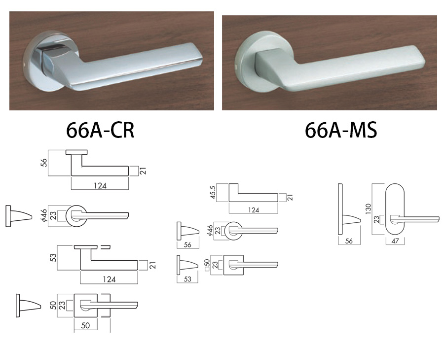 GIKEN 66Cr,66Ms木門把手樣式