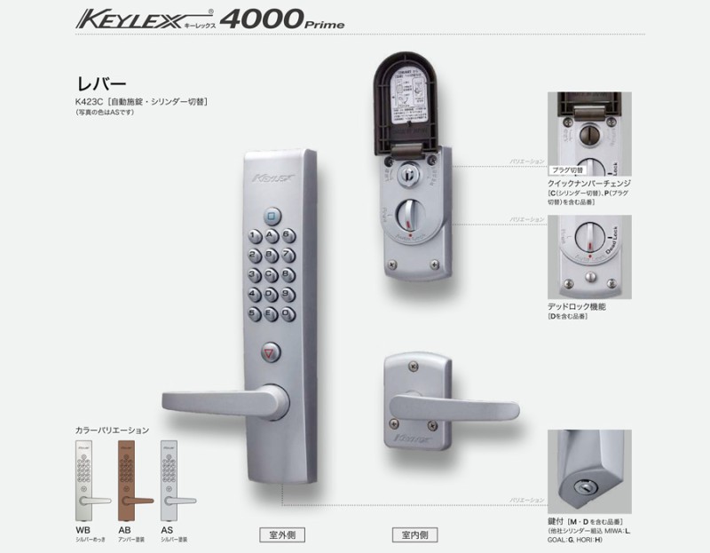 KEYLEX 4000機械式號碼鎖