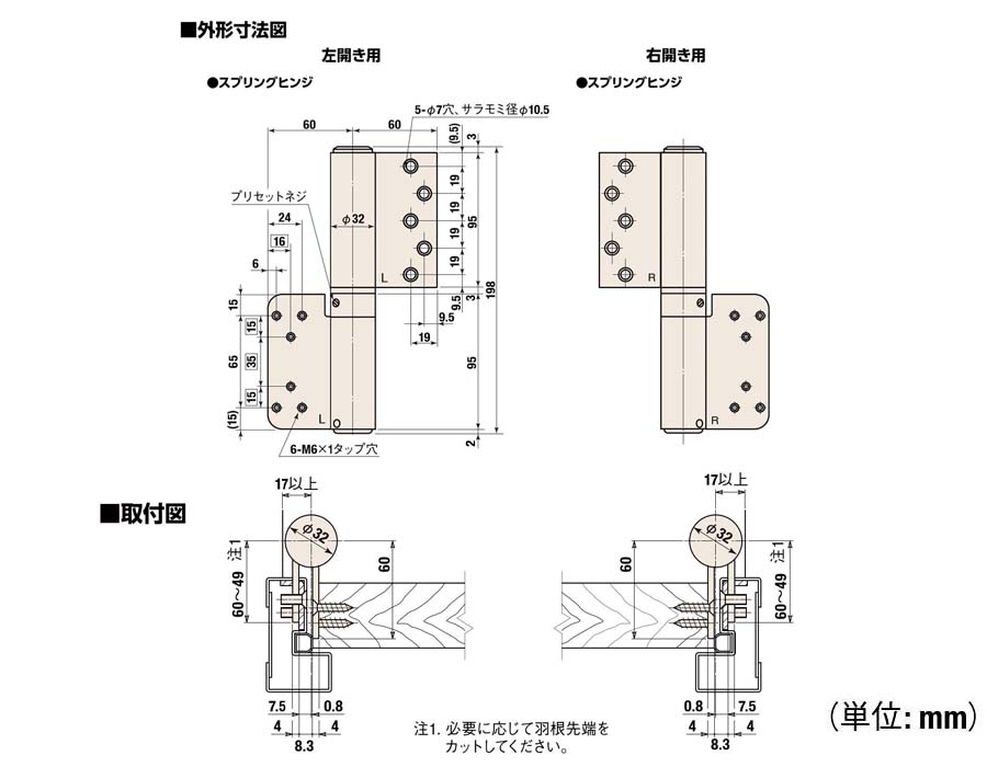 NITTO 122自動歸位鉸鍊