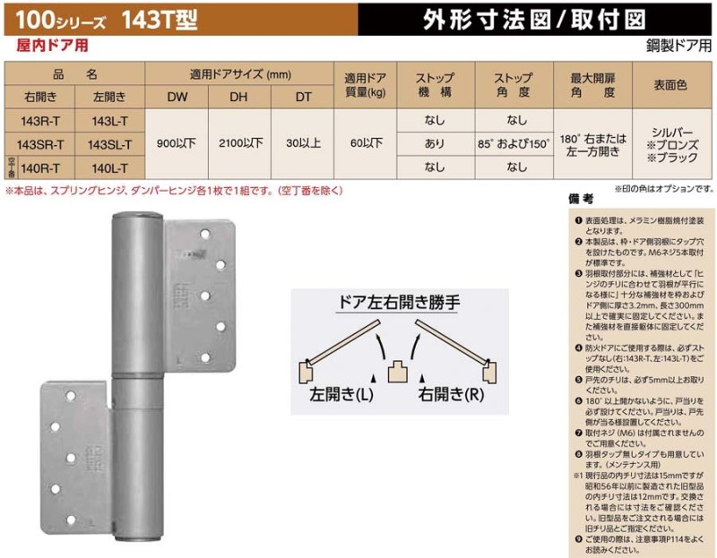 NITTO 143S自動歸位鉸鍊