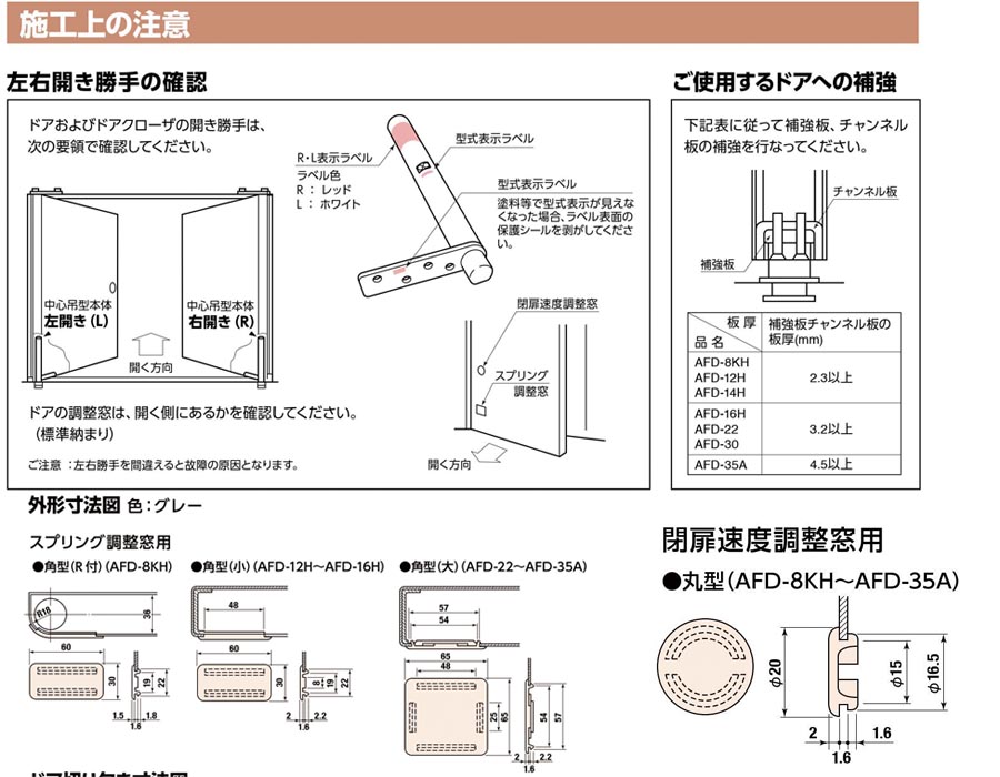 NITTO L型鉸鍊安裝步驟